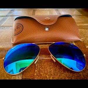 Ray-Ban Blue Flash Aviator Sunglasses
